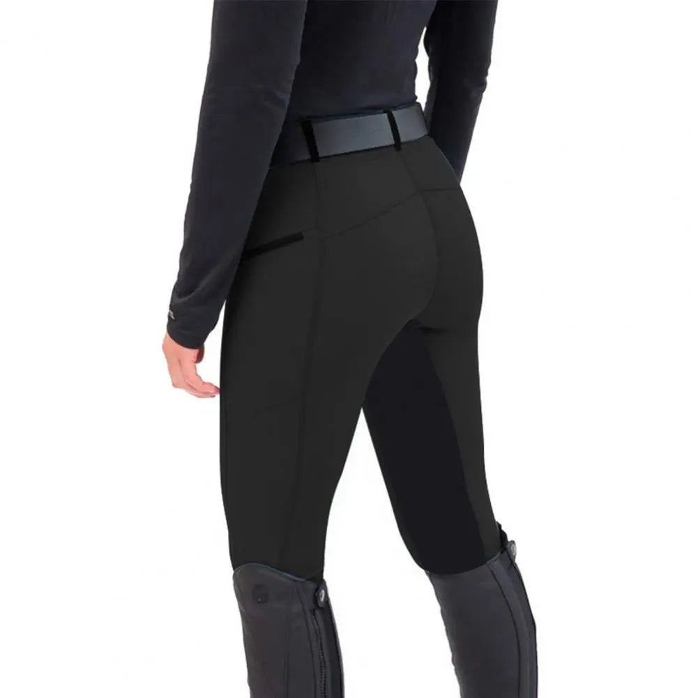 Riding Breeches Patchwork Color Women Riding Pants