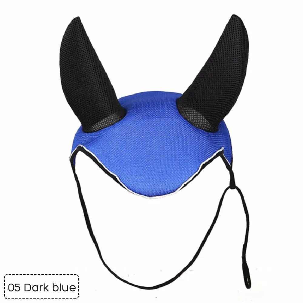 Horse Ear Mask-Breathable Meshed- Horse Ear Cover Equestrian