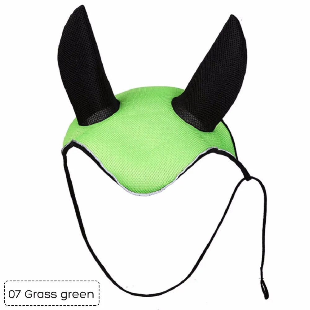 Horse Ear Mask-Breathable Meshed- Horse Ear Cover Equestrian